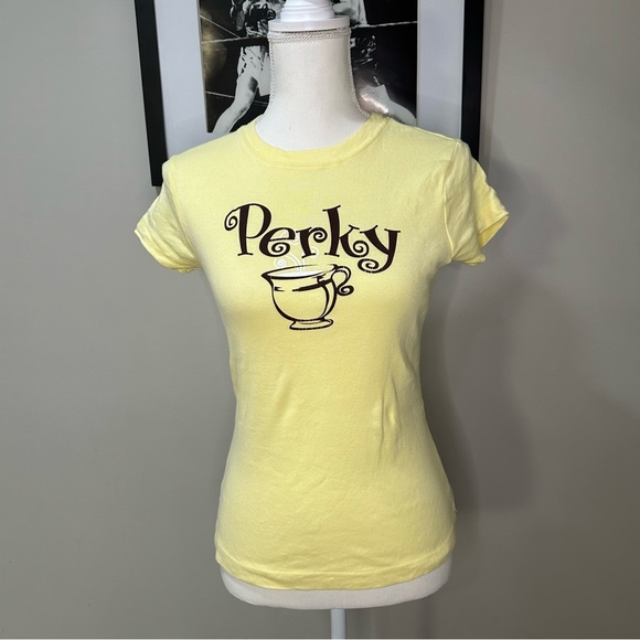 Ransom Tops - Y2K baby tee - Perky Coffee Mug